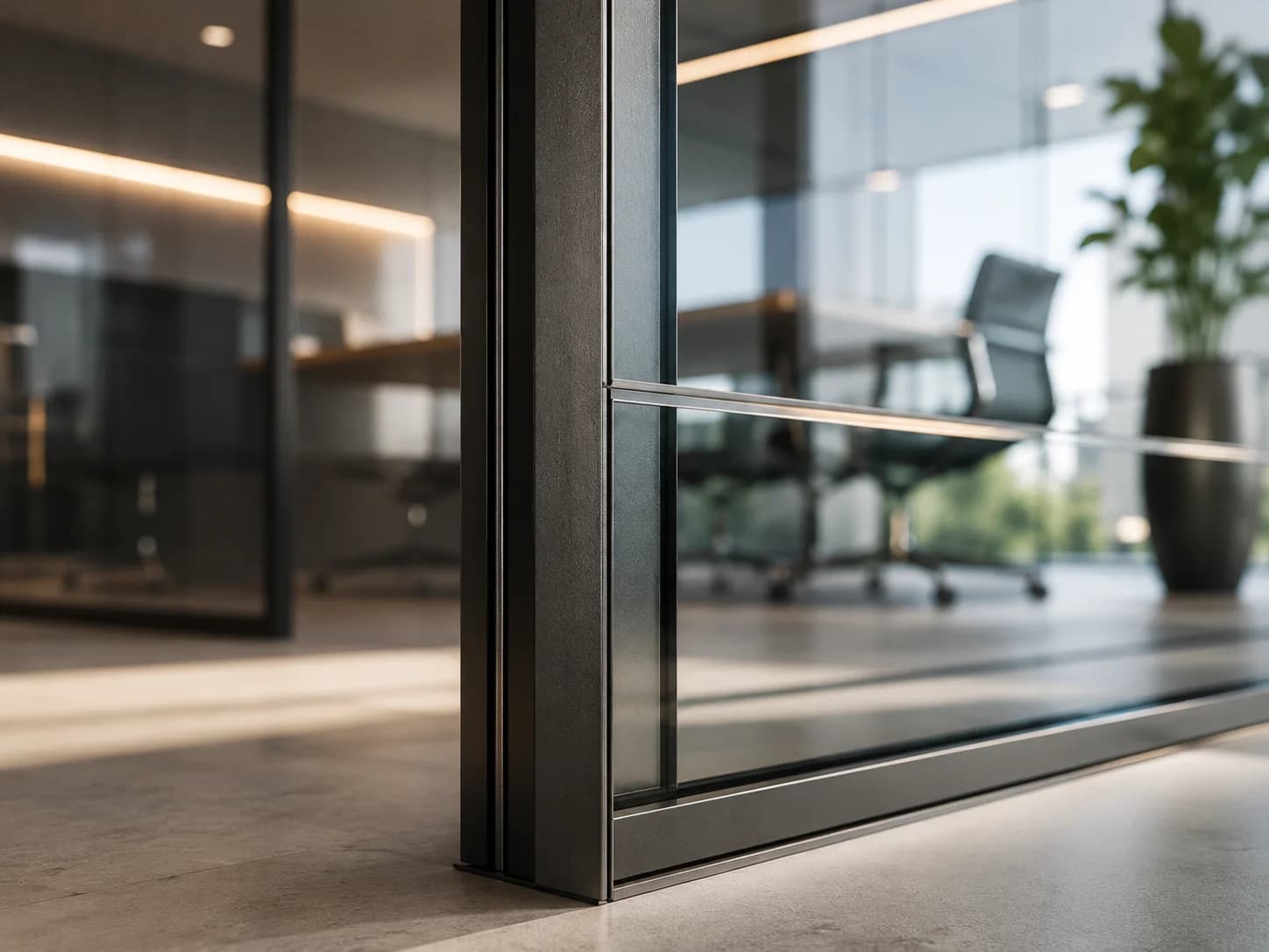 Glass Partitions & Mirrors detail 1